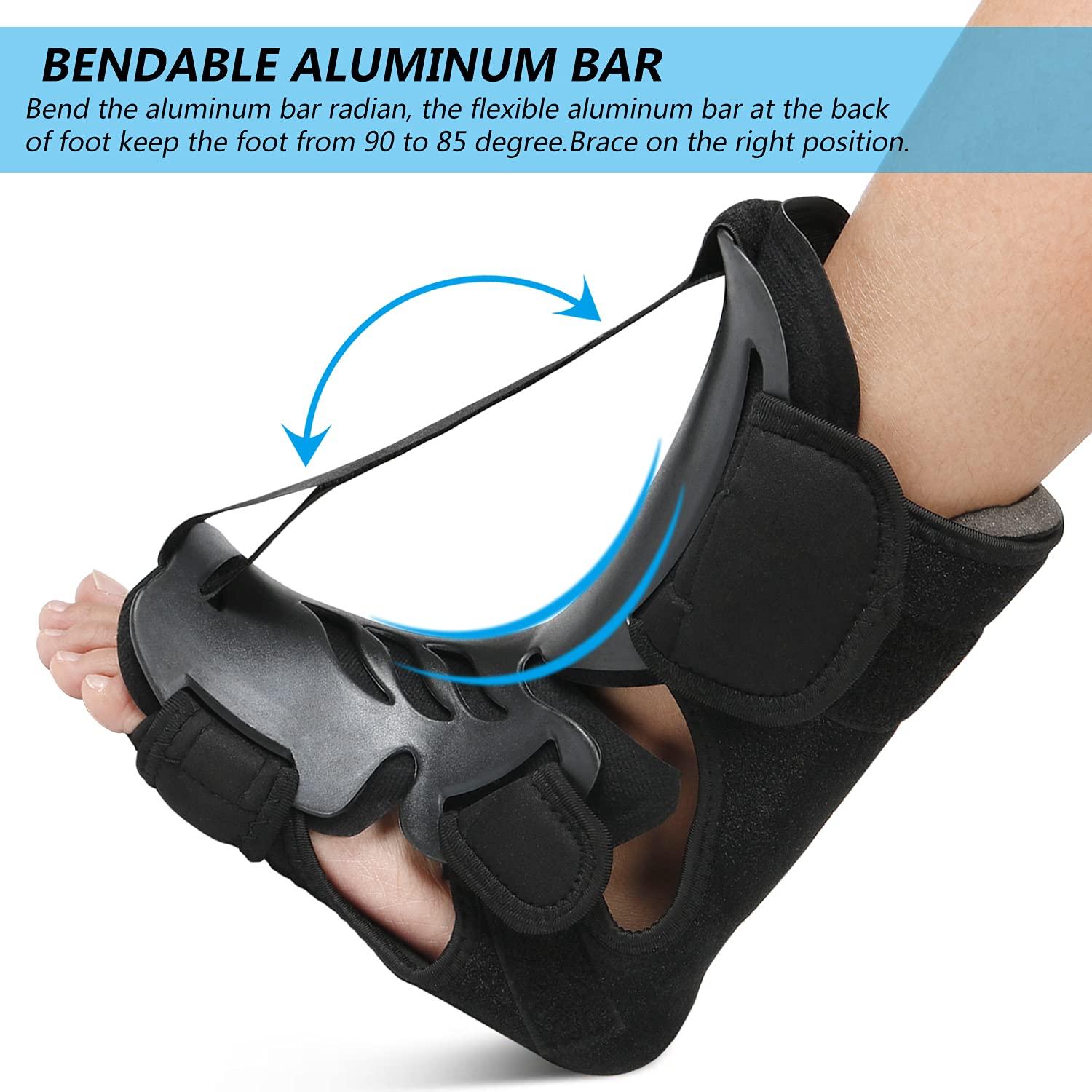 OneBrace OneBrace Plantar Fasciitis Night Splint - Adjustable Dorsal Night Splint for Plantar Fasciitis - Pain Relief Heel Pain, Achilles Tendinitis and Foot Drop