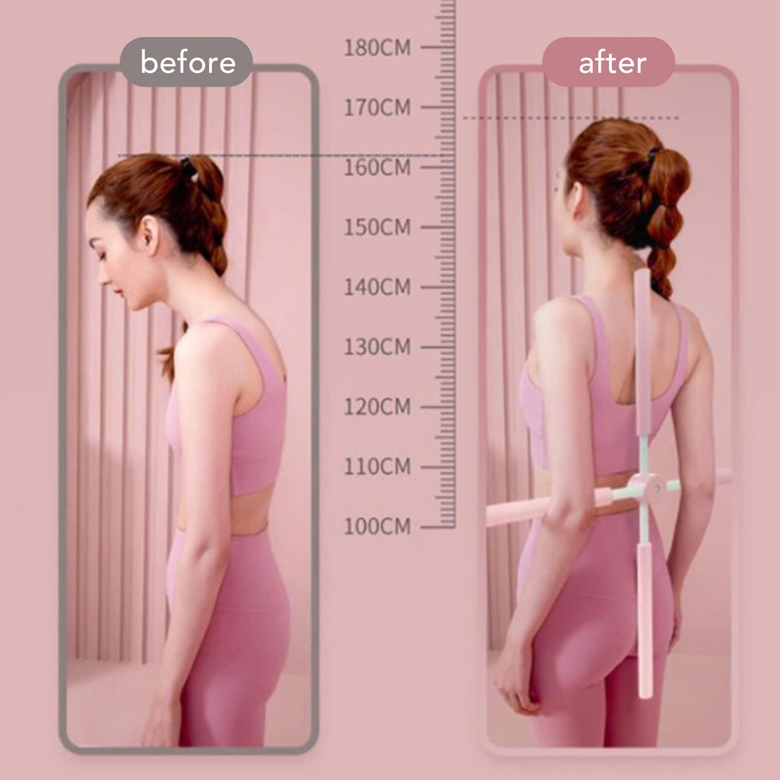 RTLR Posture Corrector Stick, Lightweight Relieve Your Pains Universal Yoga Stick 75.2cm for Hunchback