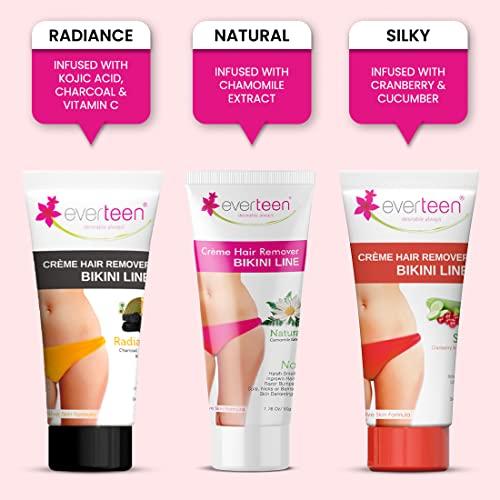 Everteen everteen Bikini Line Hair Remover Creme 3 Pack Combo