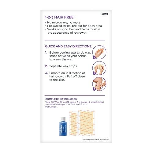 Sally Hansen Sally Hansen Quick and Easy Hair Remover Wax Strip Kit For Under Arms Legs and Body Women