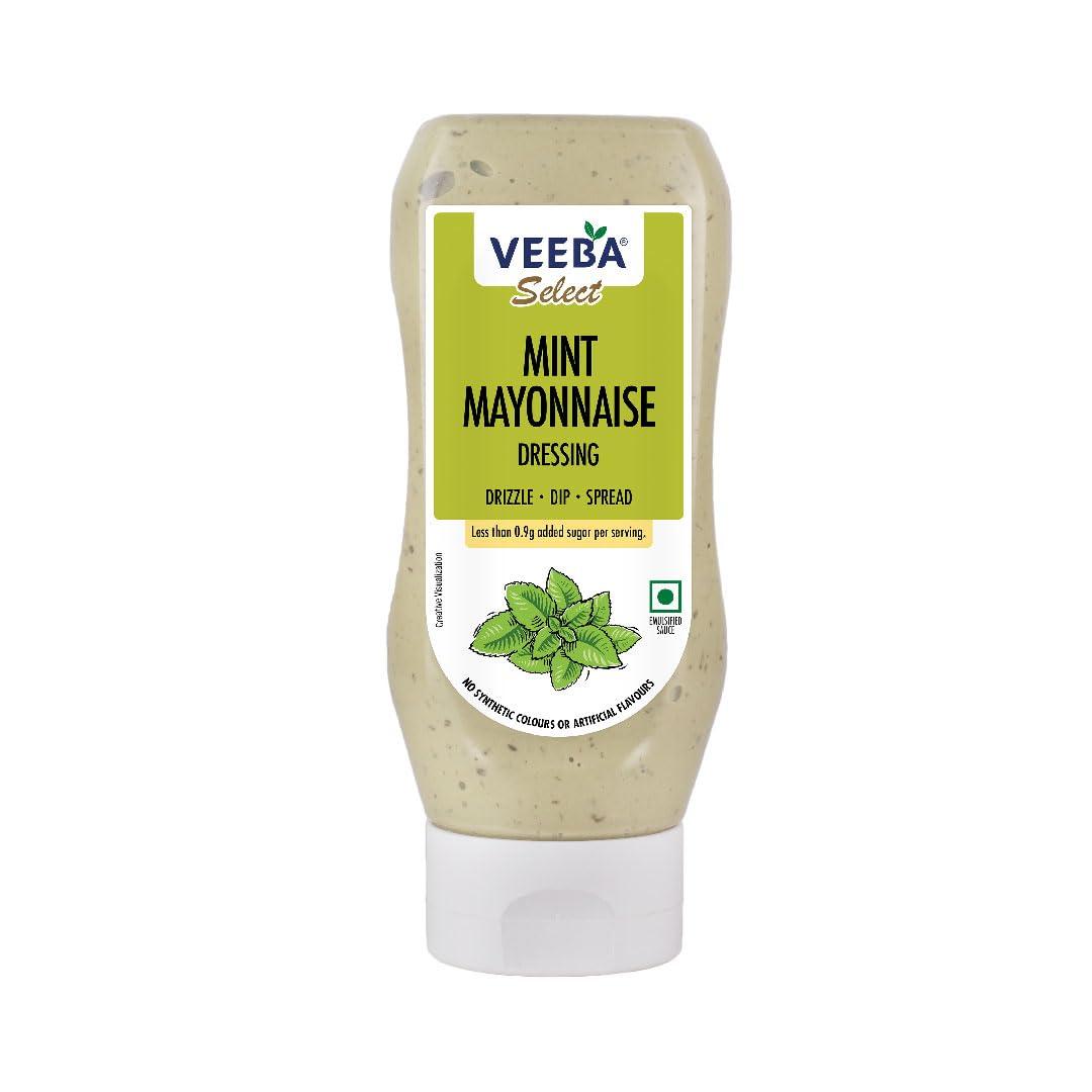 VEEBA Veeba Pasta-Pizza Sauce,525g & Mint Mayonnaise Pet Bottle,300g - Pack of 2