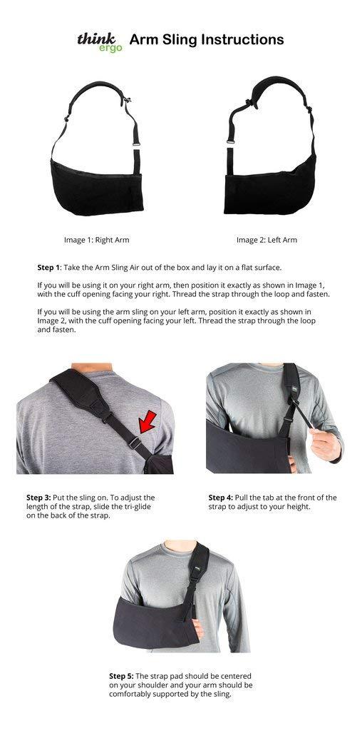 Think Ergo Think Ergo Arm Sling Air - Lightweight Breathable Ergonomically Designed