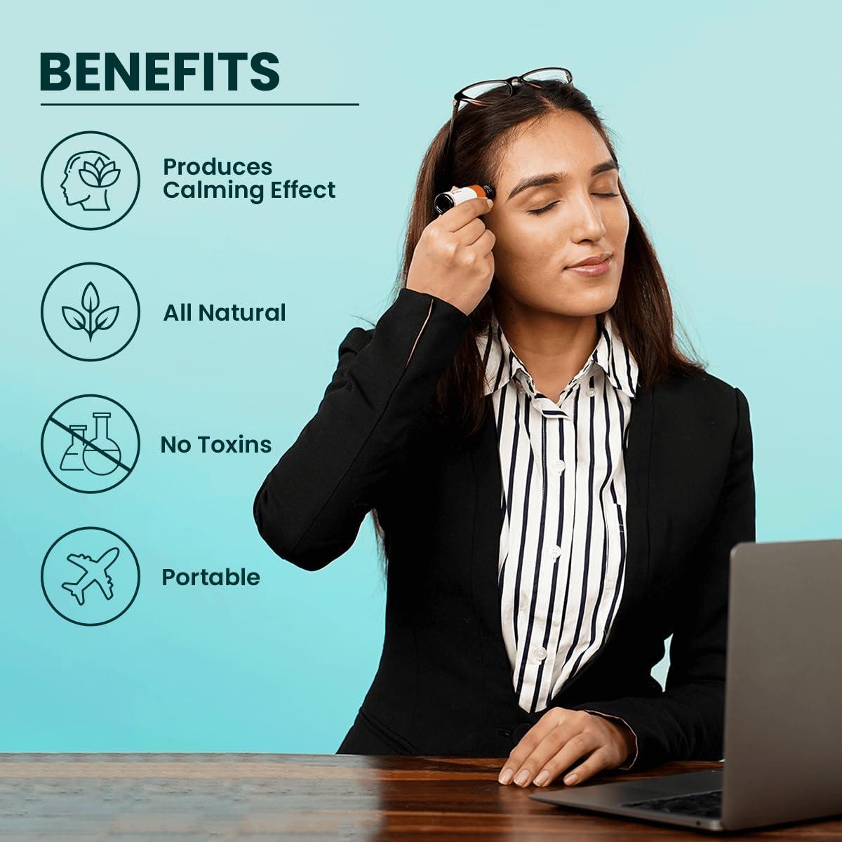 Herb Tantra Herb Tantra Migraine Go and Cervical roll on combo | A perfect kit for relief from headache, tight muscle, Cervical | 100% natural & Ayurvedic |Easy To Use