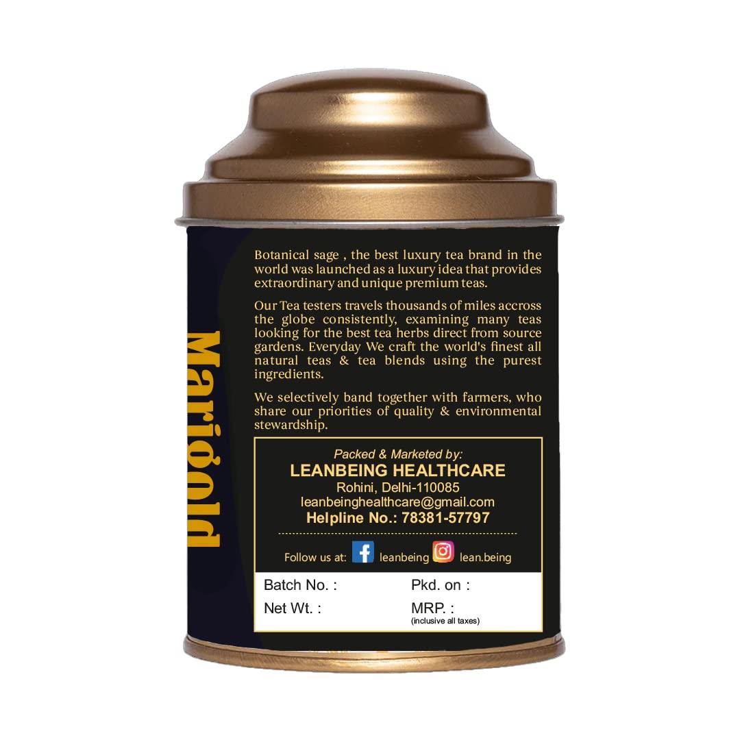 Botanical Sage Botanical Sage- Marigold Tea 50g With free Tea Infuser | Sun Dried Marigold | Selected | Luxury Tea