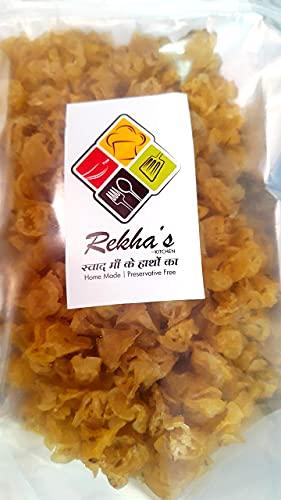Rekha's Kitchen Home Made Tilori Papad | Charauri | Rice Papad - 200 Grams, pale yellow, 200 g (Pack of 1)