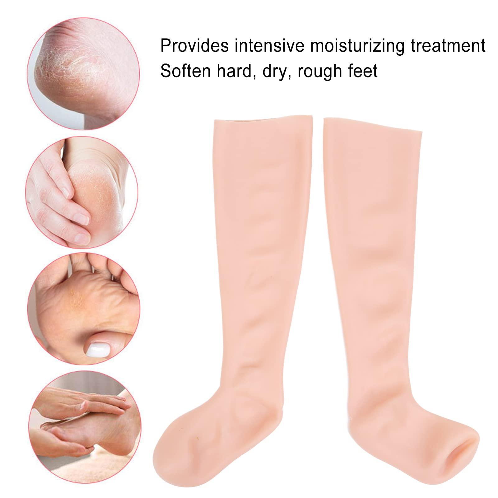 BUJO Moisturizing Socks Gel Intensive Moisturizing Treatment Elastic Socks Soften Cuticles Anti-Crack SEBS Feet Care For Women