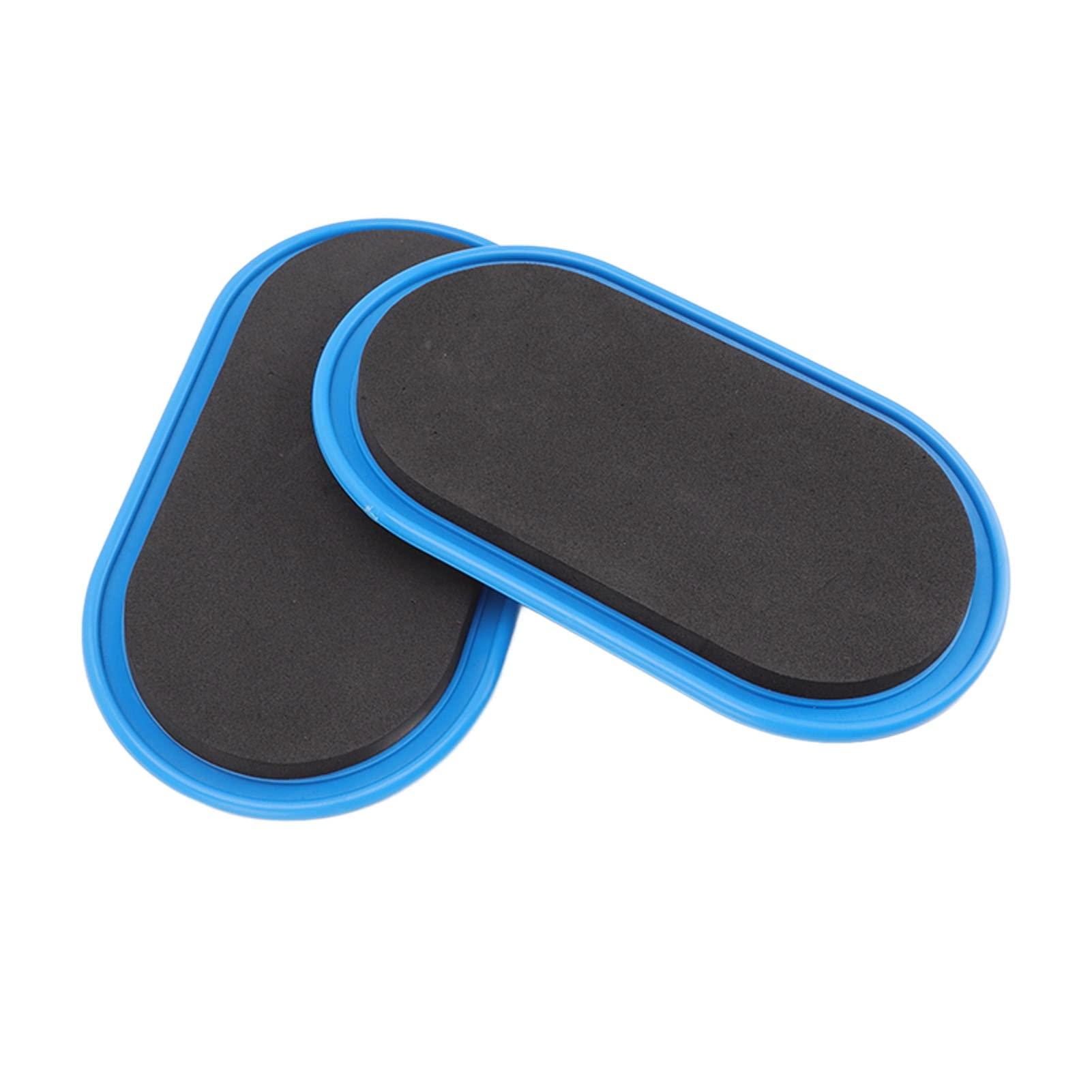 Xinwe Workout Gliding Sliders, Body Coordination Usage Hands Feet Large Harm Free Convex Design Exercise Gliding Disc for Men for Home Blue