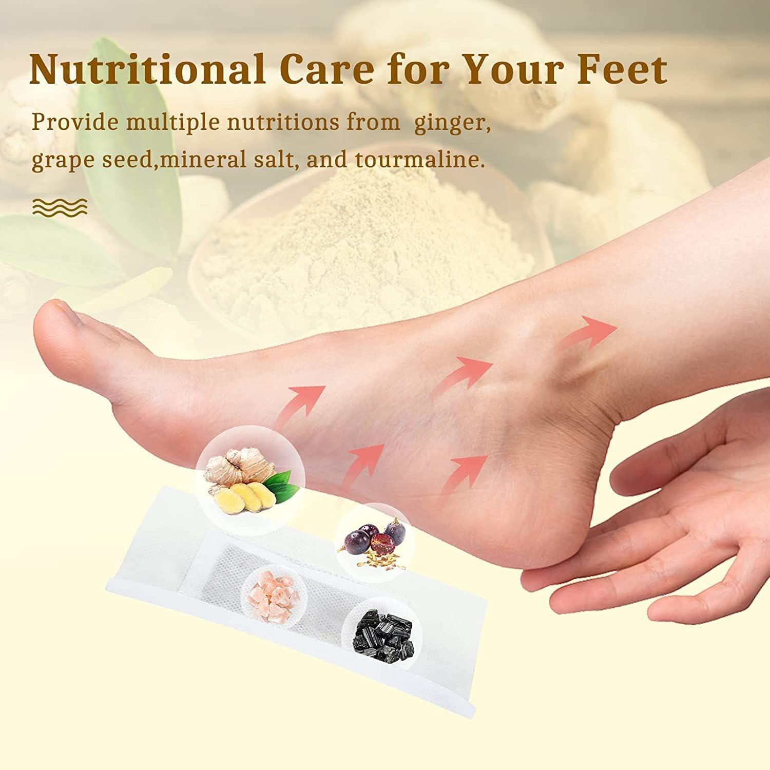 Prishva Prishva Premium Detox Organic Health Foot Patch Remove,Pain Free Foot Pads for Stress Relief Sleep, Natural ingredients Toxins Ginger Foot Detox Pads For Adhesive Foot And Body Cleansing (Pack of 50)