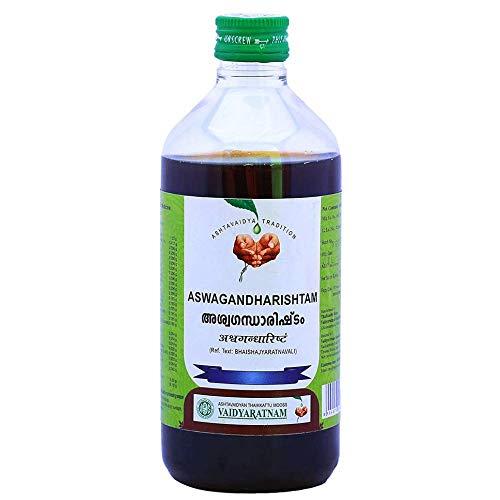 Alida Vaidyaratnam Ashwagandharishtam/Aswagandharishtam 450 ml (Pack Of 2)_Alida