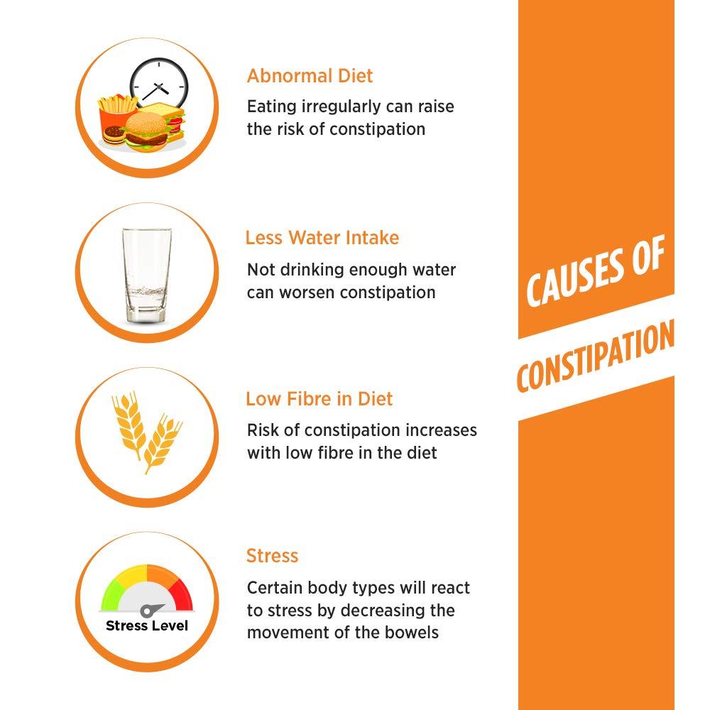 Naturolax Naturolax-A Isabgol Husk Powder, Effective for constipation, Orange Flavour, Ayurvedic formula, Non-habit forming, High Effervescence, 110 gms