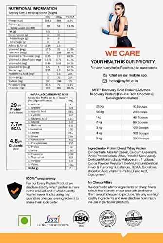 MyFitFuel MyFitFuel MFF Recovery Gold Protein- 1 Kg (2.2 lbs) Rich Chocolate Milkshake