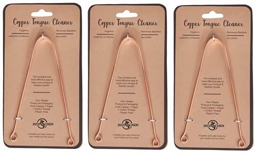 indischen Indischen™ Tounge Scrapper Can Help You Clear Out The White Coated Layer On Your Tongue And Maintain Better Oral Hygiene. Set of 3