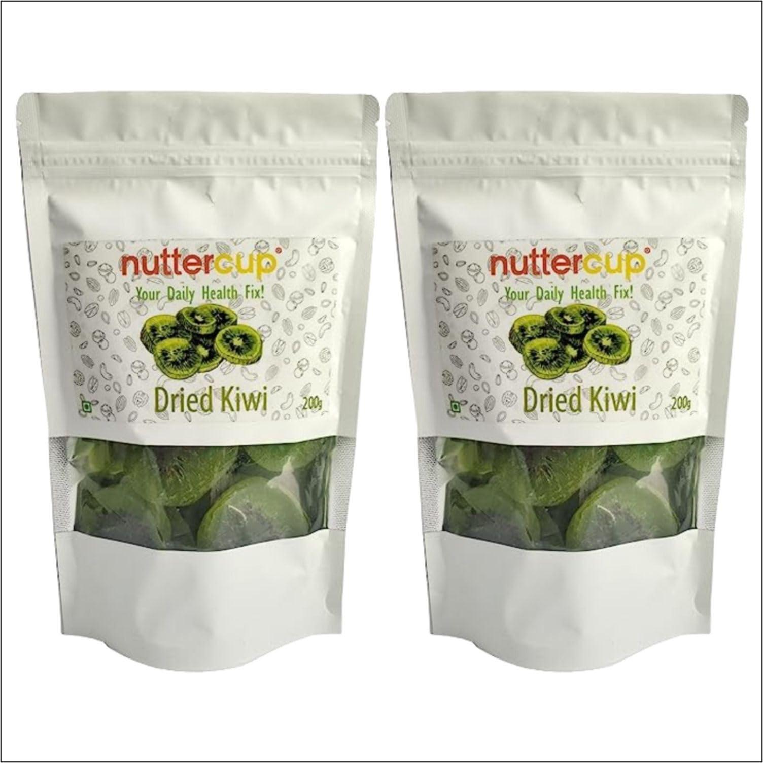 nuttercup nuttercup Dried Kiwi Fruit | 200gms | Pack of 2