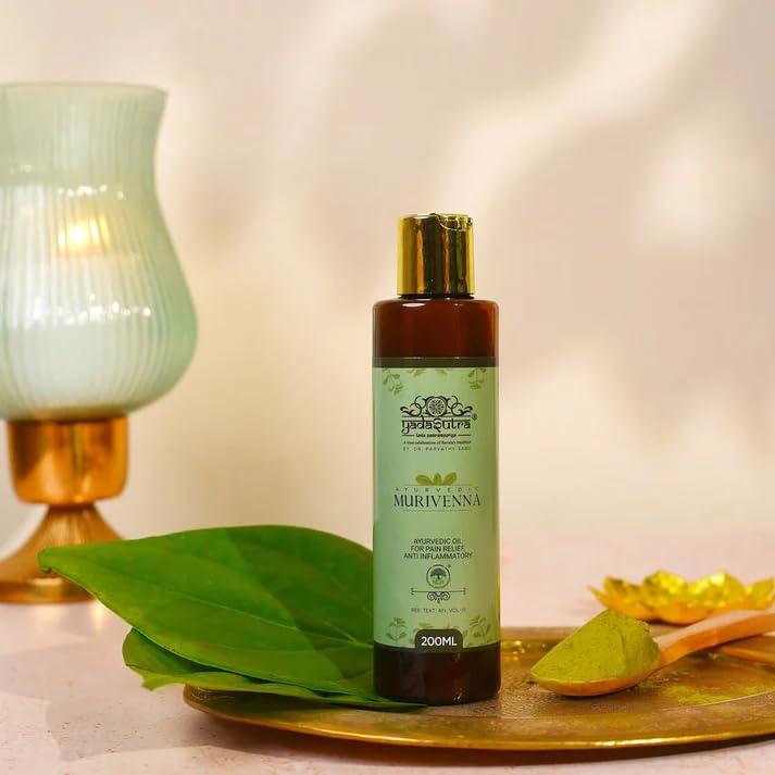 YadaSutra YADASUTRA AYURVEDIC MURIVENNA - AYURVEDIC OIL FOR PAIN RELIF, ANTI INFLAMMATORY