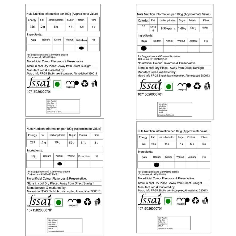 maalpani Maalpani Wooden Dry Fruits Gift Hamper for Coporates/Boss/Clients/Staff/Office 200g Dry fruit, Gift Hamper Box Combo Pack, Diwali Festival Gift