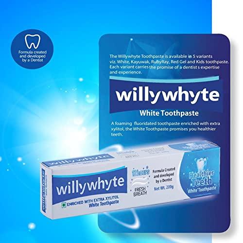 Willywhyte Willywhyte White Cavity Protection Toothpaste With Extra Xylitol(400Gm 2X200Gm)