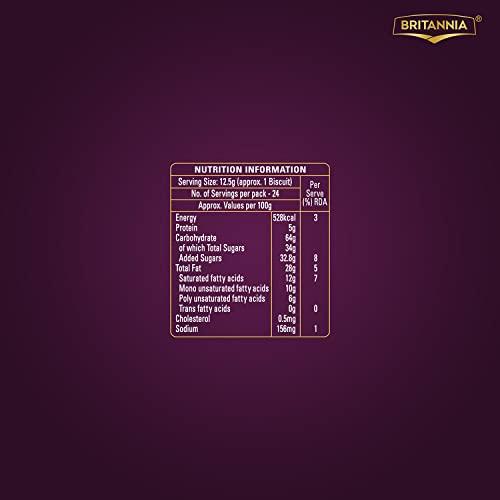 Britannia Britannia Pure Magic Chocolush, 300g, with extra crunchy biscuit and gooey choco-filling, Pack of 2