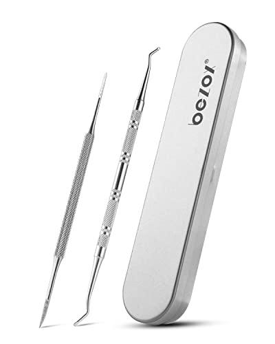 BEZOX Ingrown Toenail Lifter & File: Bezox Ingrown Toenail Lifter And File Set - Podiatrist Preferred Ingrown Toenail Treatment Tool - Surgical Grade Stainless Steel