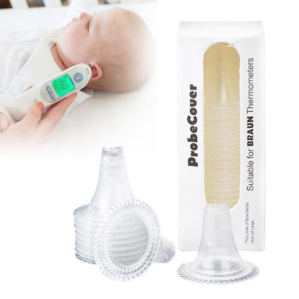 LICHTS LICHTS 20X Ear Thermometer Covers Refill Caps PVC for Braun Thermoscan