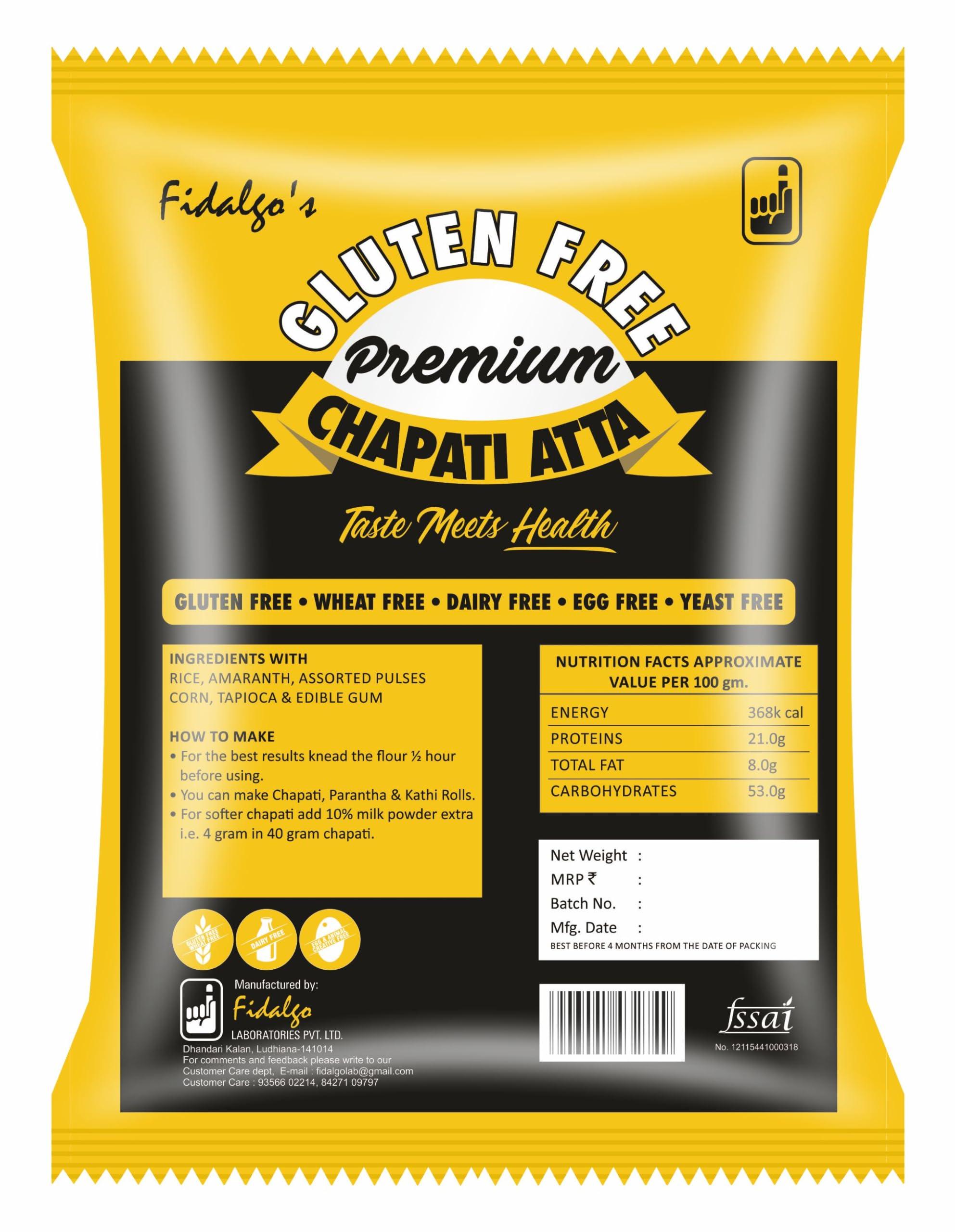 Fidalgo Fidalgo's Gluten Free Premium Chappati Atta (1KG x 3)