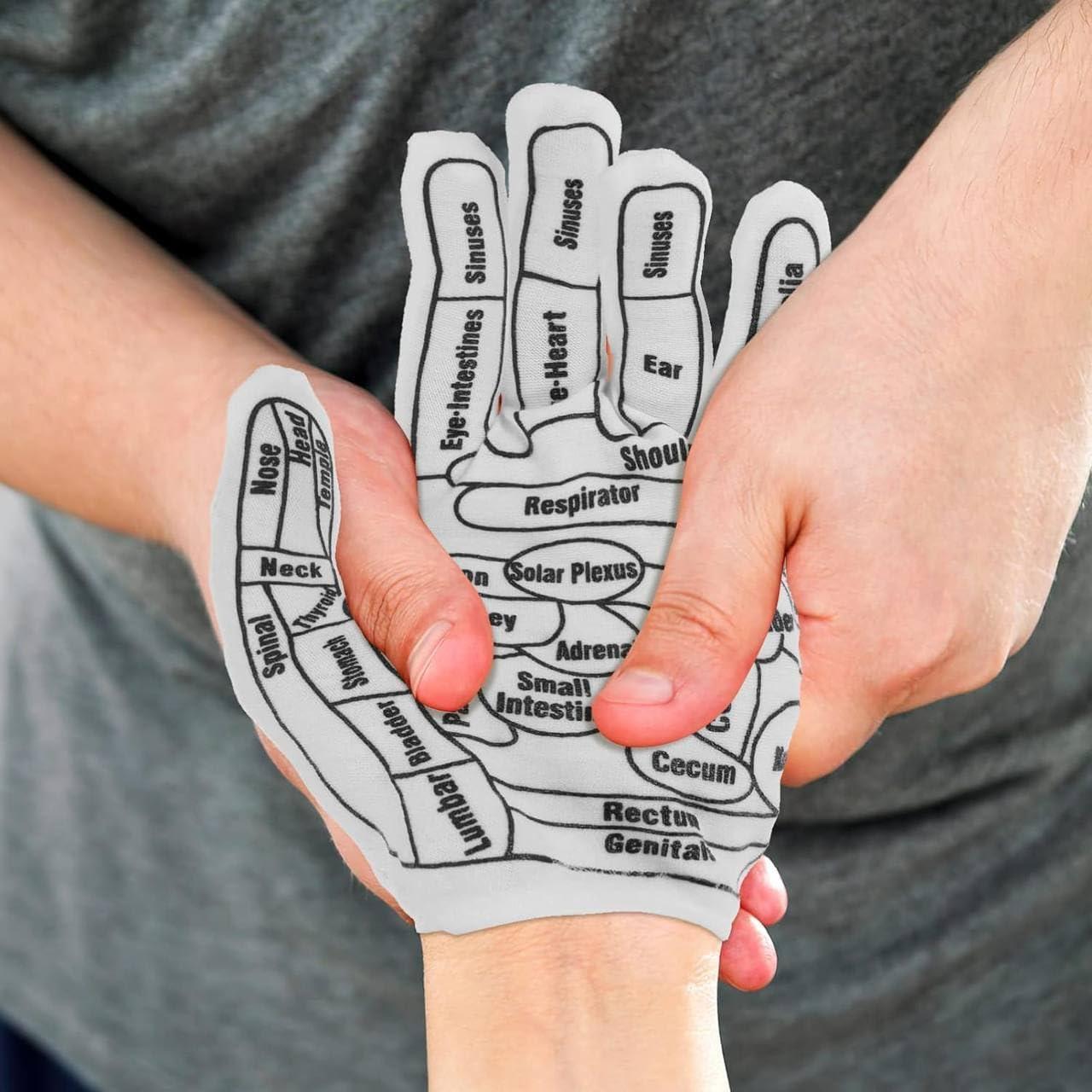 SUNBEET SUNBEET Acupressure Hand Socks With Stick Massage Gloves Hand Pointed Reflexology Gloves Hand Spa Massage for Palm Finger Massager Football Glove Accessories Tools Plastic Massage Socks