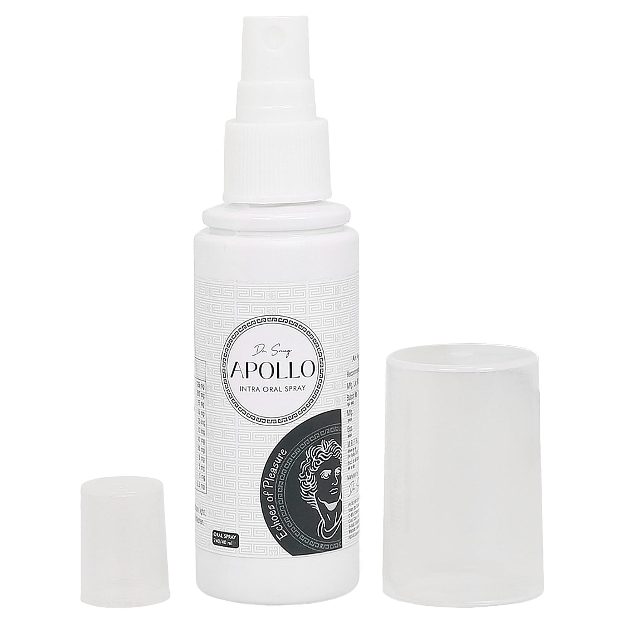 Dr. Snug Dr. Snug Apollo Intra Oral Spray for Men - Ayurvedic Energy & Stamina Support with Ashwagandha, Shilajit and Safed Musli- Pack of 1-40ml