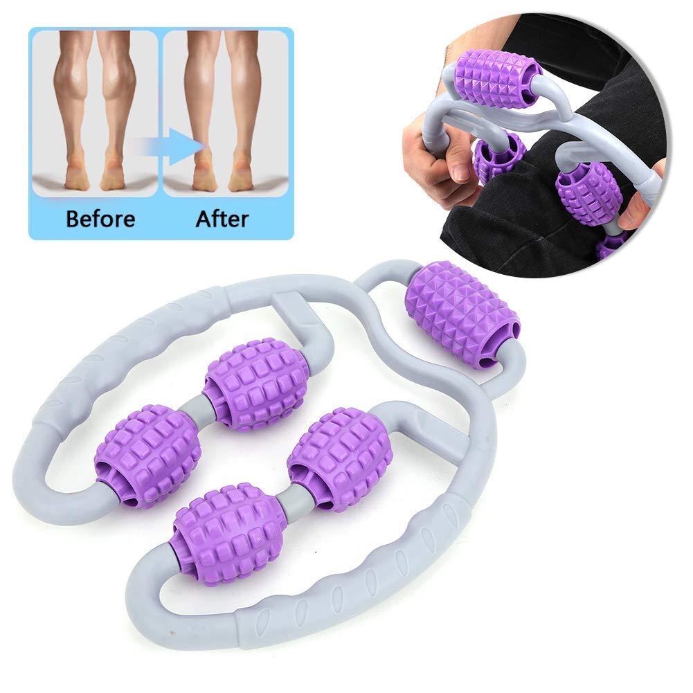 Meiyya Clamp Leg Massager, 360 Degree Clamp Leg Massager, Relax Calf Muscle For Relieve Muscle Soreness Adjust Posture For Yoga Fitness(Leg massager purple)
