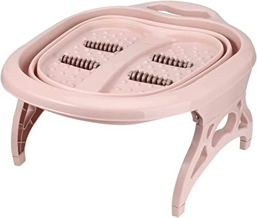Glaceon Glaceon Foot Soaking Relaxing Massage Bucket, Folding Foot Baths Barrel Blood Circulation Feet Feet Relief Stress,Folding Foot Massager Basin Foot Spa Bath