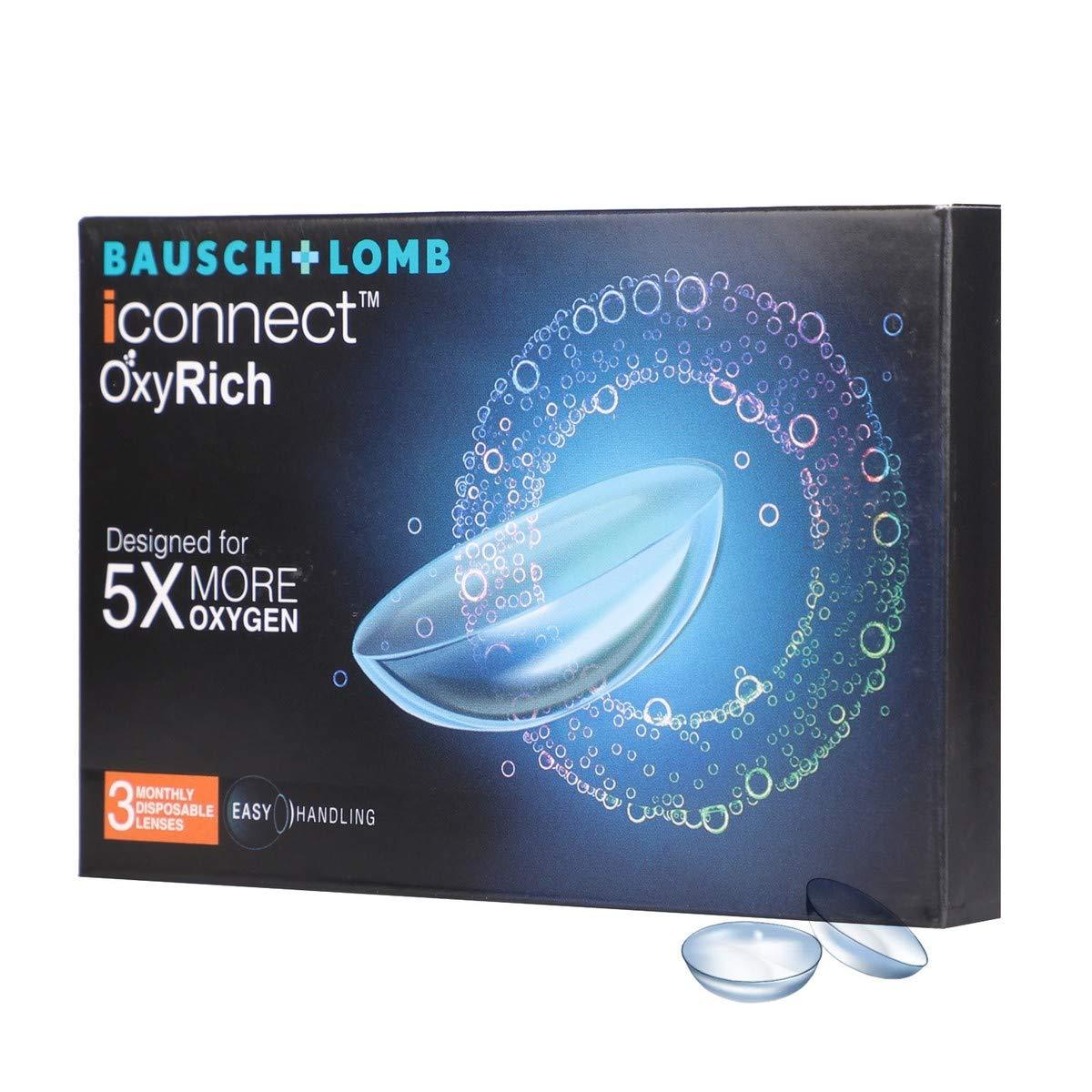 Bausch & Lomb Bausch & Lomb Iconnect OxyRich Monthly Disposable Contact Lens (3 Lens Pack -3.25)