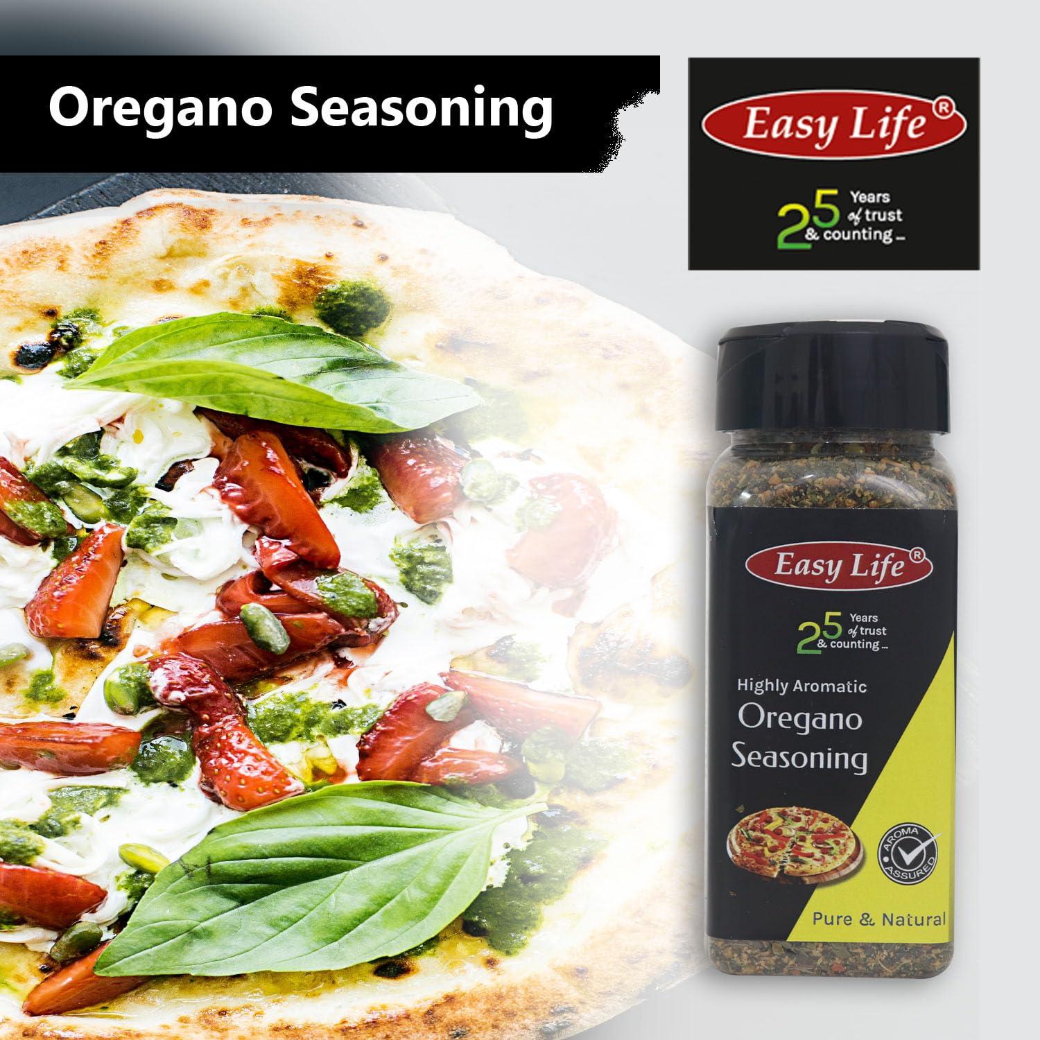 Easy Life Easy Life Oregano Seasoning 450g I Ideal Blend I Mix of Herb and Spice with Chili Flakes for Pizza Pasta I Versatile Chefs Choice I Spices and Herbs I Contains Garlic Powder