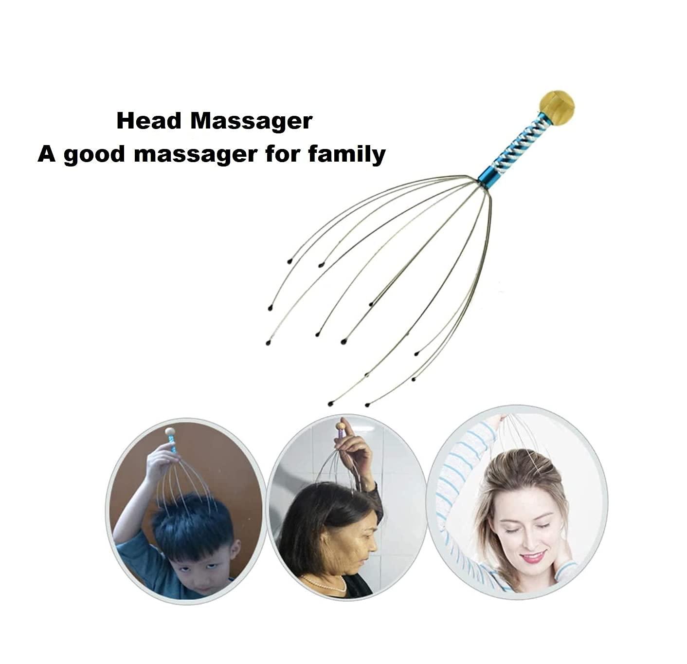 ibulet ibulet head Massager Scalp Massage Machine Manual Head Massage Hand Held Scalp Head Massager Pain Relief And Hair Growth (pack of 1)