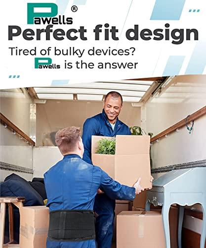 Pawells Pawells Lumbar Sacral Belt for Lower Back Pain Relief for Women and Men/LS Belt with Adjustable Back support Belt for Back Pain Universal, Lower Back support with Extra Triangle Support.