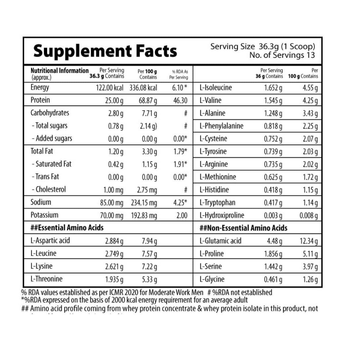 QNT QNT Prime Whey Protein Powder | Kesar Kaju Pista, 500 gm | Triple Blend of Whey Isolate, Concentrate & Hydrolysate | 25g Protein, 5.6g BCAA per Scoop | Best Whey Protein Powder for Men & Women