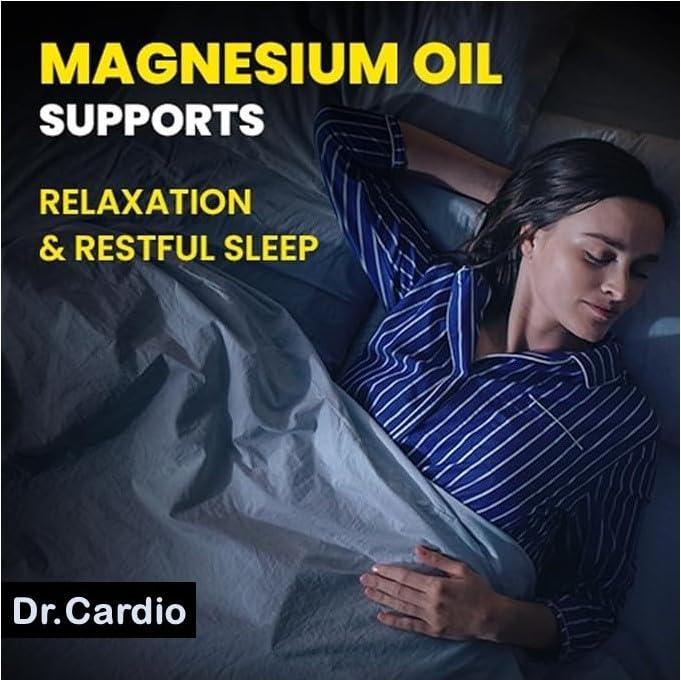 Dr Cardio Magnesium Oil Spray for Pain Relief (100ml, Lavender)
