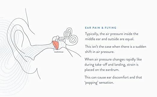 James International Cirrus Healthcare Ear Planes Flight Travel Ear Protection Earplugs New Super Soft 1 Pair EarPlanes : for Adults