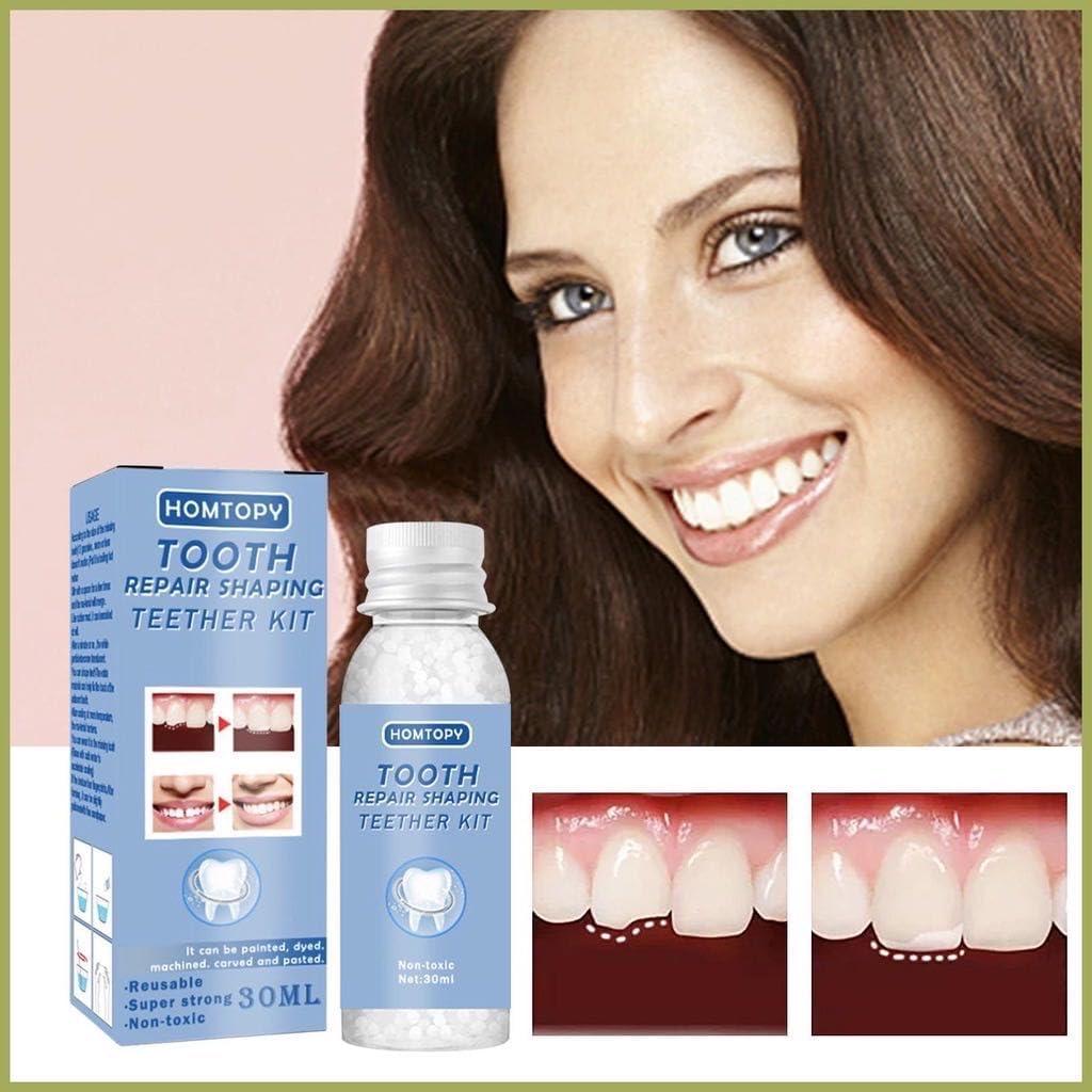 NavaFresh Basics Tooth Repair Kit, Temporary Teeth Gap Repair Kit, Temporary Teeth Replacement Kit, Tooth Repair Shaping Teether Kit