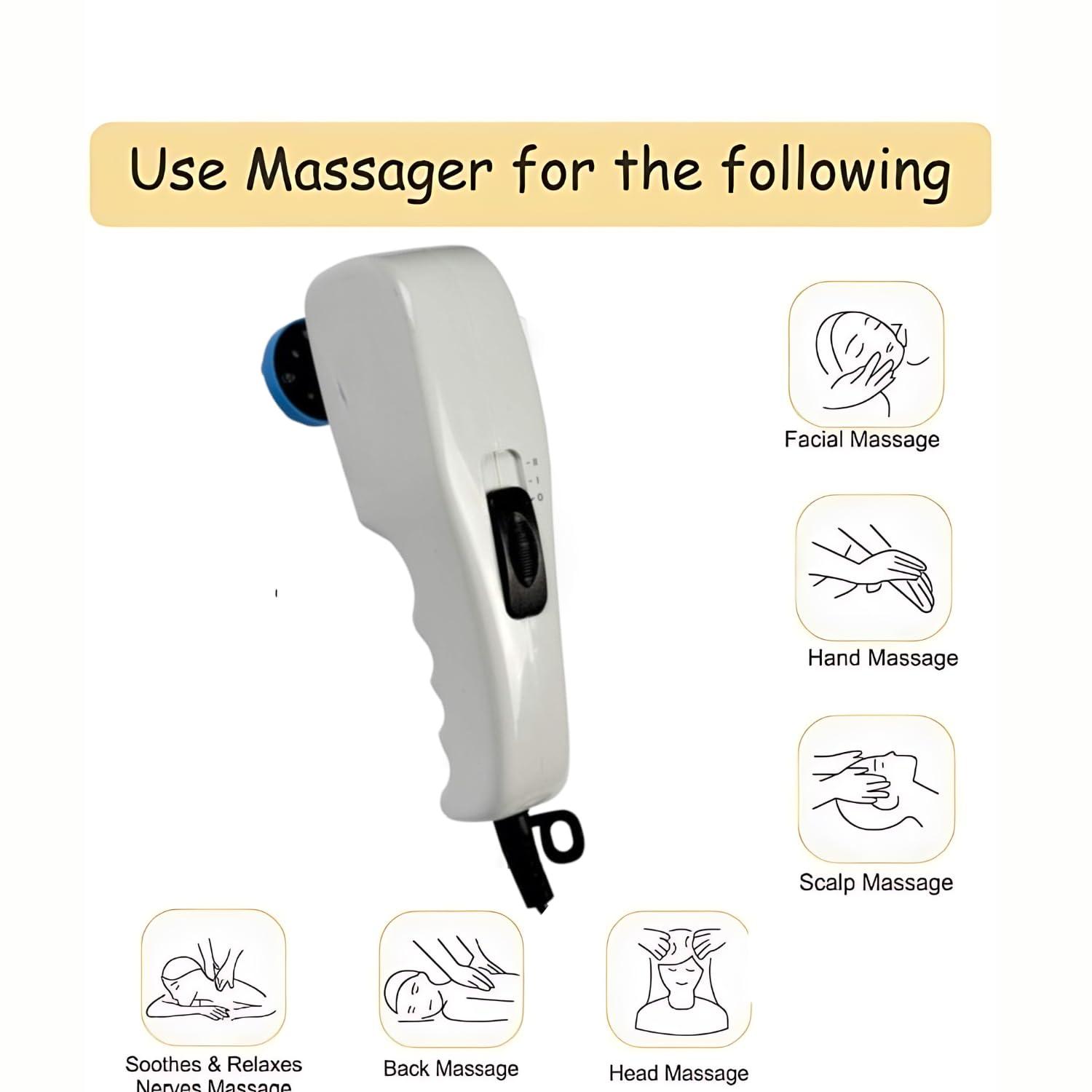 Monarch bizcom impex Monarch bizcom impex Electric Full Body Magnetic Massager Includes 17 Versatile Attachments For Comprehensive Pain Relief And Muscle Relaxation, Ideal For Back, Neck, And Body Care