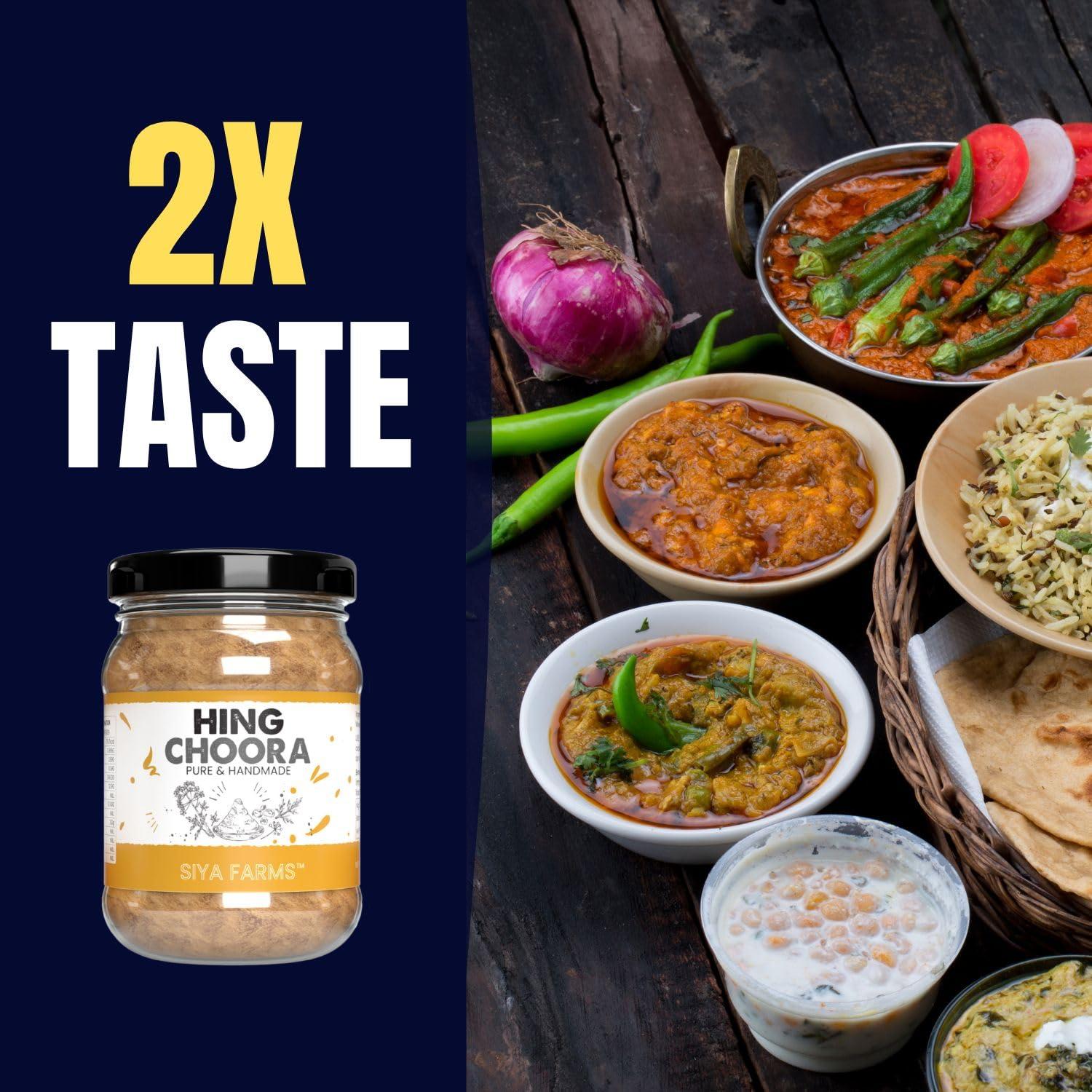 Generic Siya Farms original hing Choora(asafoetida powder) - 50gm | Made in hathras