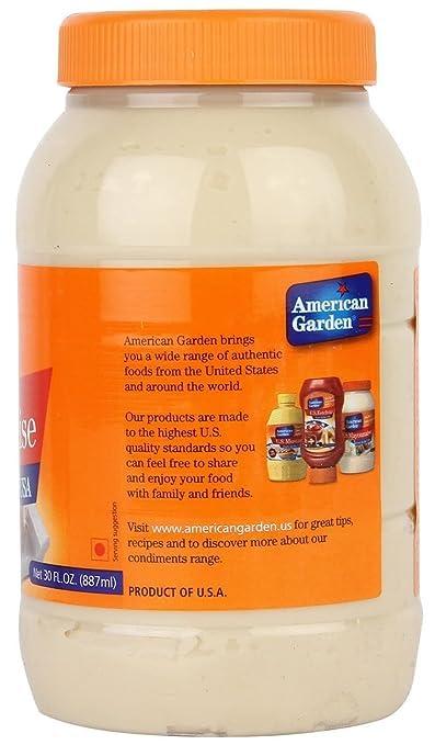 Generic American Garden U.S. Mayonnaise the Quality in Its Segment With an Authentic American Recipe Makes Perfectly Rich and Creamy Taste 887ml