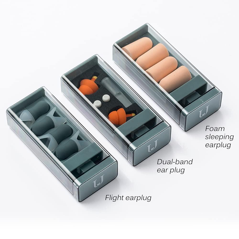 Layfoo Noise Cancelling Ear Plugs Sound Blocking Earplug Noise Reduction Reusable with Storage Case for Slee g Snoring Swim ng (Flight earplug) -Layfoo