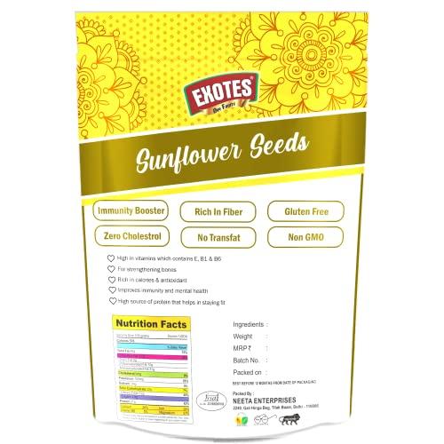 Exotes Exotes Premium Dry Fruits (Sunflower Seeds), 4 X 250 g(pack of 4x250grams)