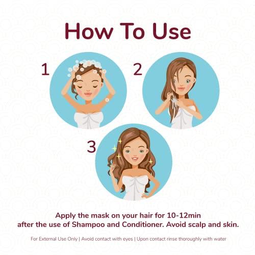 Ningen Ningen Hibiscus Hair Pack I Goodness of Amla and Heena Extracts I Dermatologically Tested, Paraben Free I Removes Dandruff and Prevents Greying I 100g,Brown