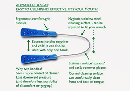 Perfect Prescription Dr. Tung\'s Tongue Cleaner, Stainless Steel (colors may vary)
