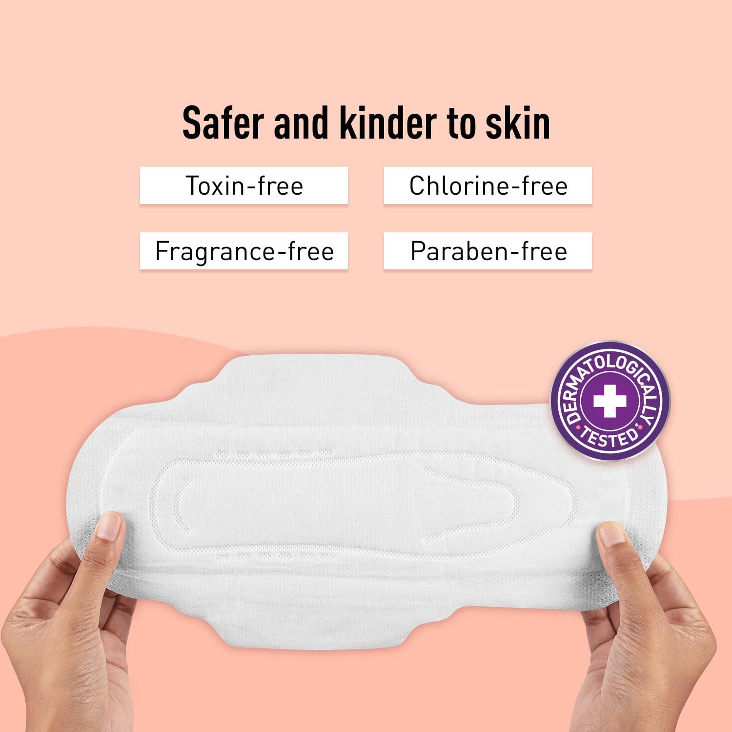 Sirona Sirona Max Sanitary Pads for Women | XL Plus (Pack of 30 Pads) | 100% Rash Free & Toxic-Free | Organic Cotton Sanitary Pad | Up to 0% Leakage, Comfortable & High Absorbency