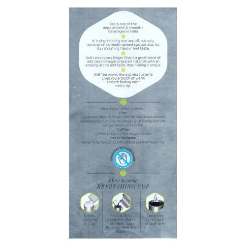 GnB GRANULES n BEANS Granules n Beans Lemongrass Ginger Chai Instant Tea Premix - (10 Sachet x 14g = 140g) (Pack of 2)