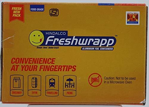 Freshwrapp Freshwrapp Aluminium Containers - 250 ML - 25 Pieces - Pack of 1