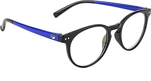 Eyewear World Eyewear World Bifocal Reading glasses For Men (Non-Anti Glare, Anti glare, Blue Cut)1.00 1.25 1.50 1.75 2.00 2.25 2.50 2.75 3.00 Black Blue TR (Distance Plano/Reading + 1.50, Anti Glare Bifocal)