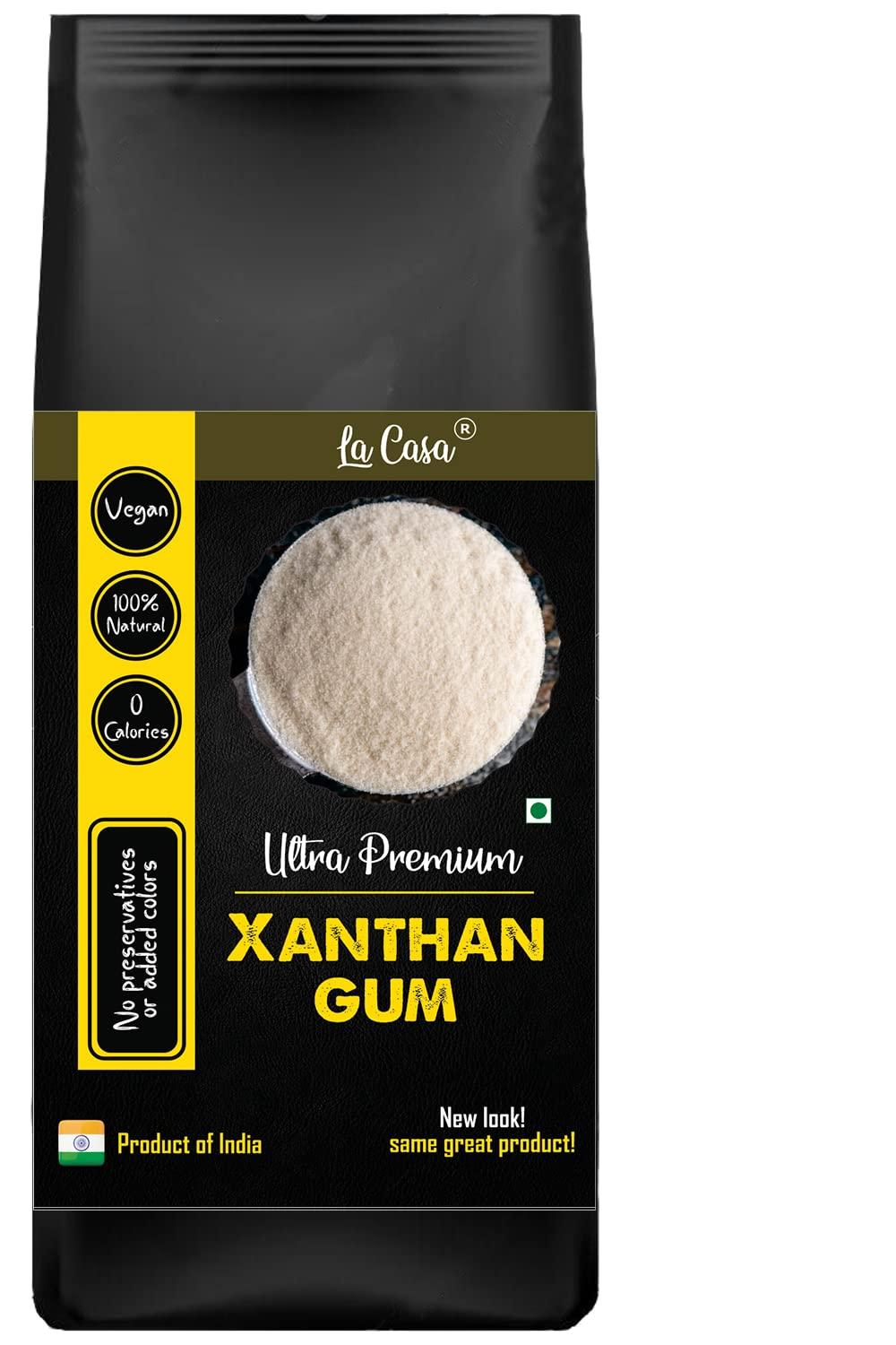 La Casa La Casa Premium Xanthan Gum | Vegan | 100% Natural | Low Calories | Healthy Thickener | 350g |