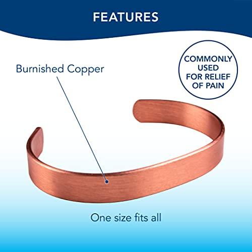 Apex Apex Copper Bracelet, Solid Band