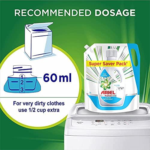Ariel Ariel Matic Liquid Detergent Top Load Refill Pouch, 2 Litre & Ariel Matic Top Load Detergent Washing Powder - 1 kg
